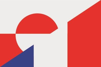 Aufkleber Fahne Flagge Grönland-Frankreich verschiedene Größen