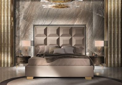 Design Modern Luxus Schlafzimmer Nachttisch Betten Bett 3tlg. Schlafzimmer Set