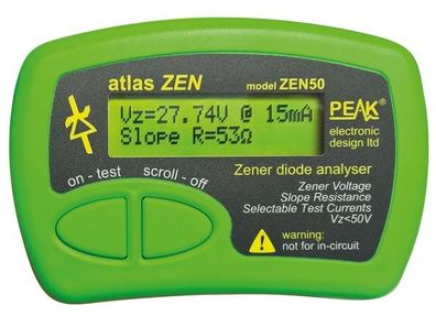 PEAK - ZEN50 - Atlas Zen - Zener-Dioden-Analysator (0 - 50 V)