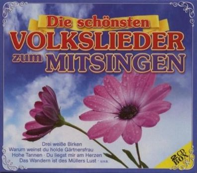 Die Schönsten Volkslieder Zum Mitsingen (CD] Neuware