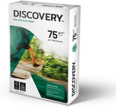 Discovery Multifunktionspapier 75g/ m² DIN-A4 - 2500 Blatt weiß