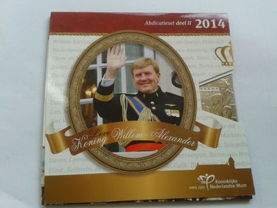 Original KMS 2014 Niederlande König Wilhelm Alexander im Folder