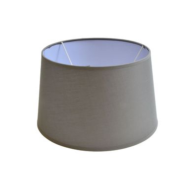 Lampenschirm rund aus Stoff H 13 x Ø 18 cm für Tisch - Stehlampen