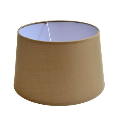 Lampenschirm rund aus Stoff H 18 x Ø 30 cm für Tisch - Stehlampen