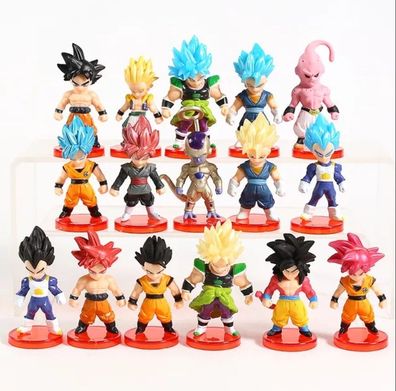 Dragon Ball Figuren Figur 16 stk Toy Spielzeug Charakter Son Goku Freezer Gotenks etc