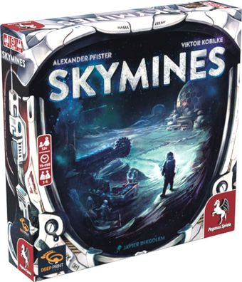 Skymines Brettspiel Englische Version Board Game Universum Weltall