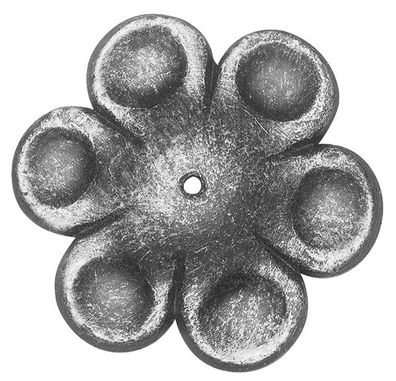 Rosette / Zierteil | Ø 95x5 mm | Stahl (Roh) S235JR