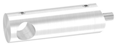 Querstabhalter | Lang | mit Bohrung 14,2 mm | für Anschluss 33,7 mm