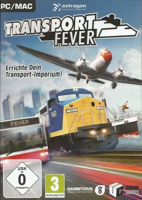 Transport Fever (PC, 2016, Nur der Steam Key Download Code) Keine DVD