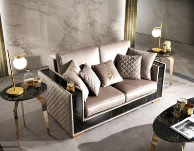 Zweisitzer Sofa 2 Sitzer Big XL Couch Sofas Couchen Wohnzimmer Design Neu