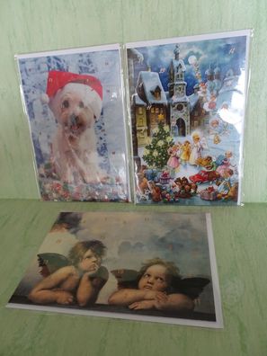 SusyCard Weihnachtsgrußkarten-Sets & Umschlag Adventskalender - Auswahl-