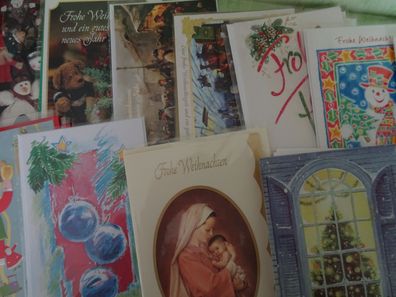 SusyCard Weihnachtsgrußkarten-Sets & Umschlag verschiedene in großer Auswahl