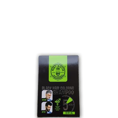 Men´s Master/ Black Hair Coloring Shampoo 10x25ml/ Haarfarbe/ Coloration