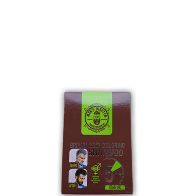 Men´s Master/ Brown Hair Coloring Shampoo 10x25ml/ Haarfarbe/ Coloration