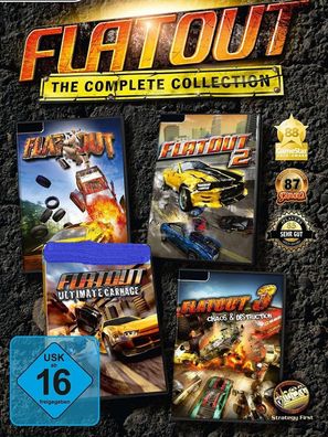 Flatout Complete Pack (PC, 2012, Nur Steam Key Download Code) Keine DVD, No CD