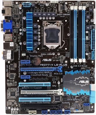 Asus P8Z77-V LE Plus Mainboard Socket 1155 (ATX, DDR3, OHNE Blende, OHNE Zubehör)