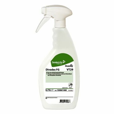 DI Divodes FG VT29 Sprühdesinfektionsmittel 6x750ml Sprühflasche