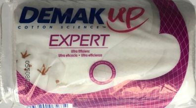 DEMAK up Expert Cotton - Wattepads 100% Baumwolle oval - 50 Stück