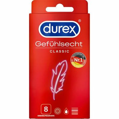 Durex Gefühlsecht Kondome 8x8er Packung
