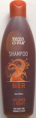 Swiss O•Par Shampoo Bier - Volumen & Kraft ohne Silikone - 250 ml