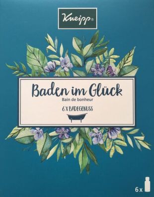 Kneipp Baden Im Glück - 6 verschieden Sorten Badegenuss - 6 x 20 ml (Gr. Regulär)