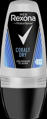 Rexona Deo Roll-On Men Anti-TranspirantCobalt Dry mit 48-Stunden-Schutz 50 ml