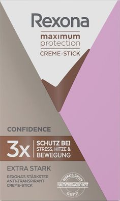 Rexona Deo Anti-Transpirant Cremestick Maximum Protection Confidence 45 ml