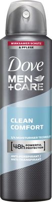 Dove Men & Care Deo-Spray Antitranspirant Clean Comfort Bodyspray 150 ml