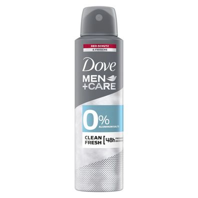 Dove Men + Care Deospray Clean Fresh für 48 Stunden Schutz ohne Aluminium 150 ml