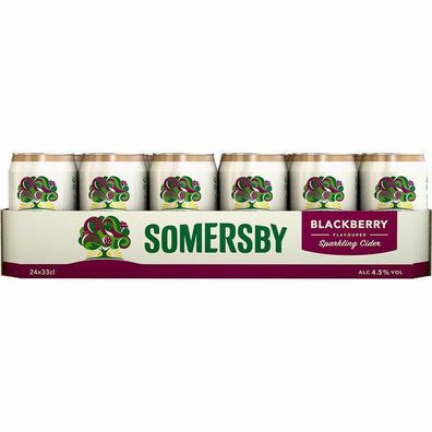 Somersby Blackberry Cider Vol. 4,5 %, 24x0.33 L Dose
