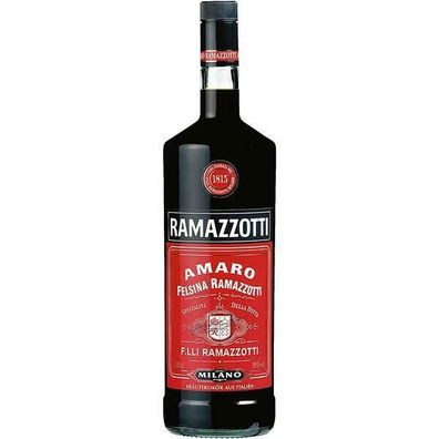Amaro Ramazzotti 30% vol. 1 L Flasche, 6er Pack (6x1 L)