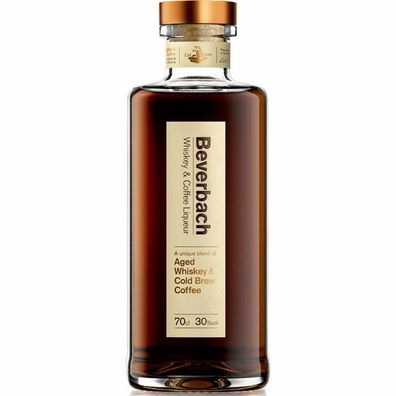 Beverbach Whiskey & Coffee Liqueur 30% vol. 1x0.70 L Flasche