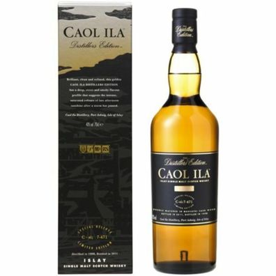 Caol Ila Islay Single Malt Scotch Whisky 12 YO 43% vol. 1x0.700 L Flasche