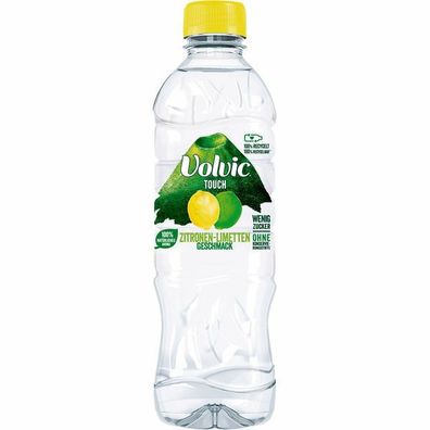 6 Flaschen Volvic Touch Zitrone Limette inc. 1,50€ EINWEG a 0,75L