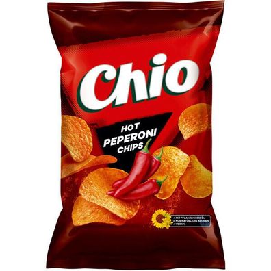 Chips Chio Hot Peperoni knusprig würzig Knabberartikel 10x150g Bt. (Gr. 10x 150g)