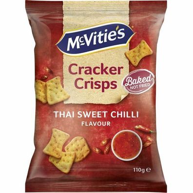 Mc Vities Cracker Crisps Thai Sweet Chili Flavour 14x110 g Beutel