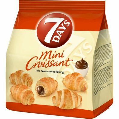 7DAYS Mini Croissant mit Kakao-Füllung 10x185 g