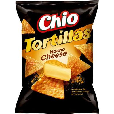 Chio Tortilla Tortillas Chips Nacho Cheese 10x110g Bt.