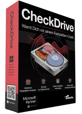 CheckDrive 2023 - Festplattencheck -HDD/ SSD überprüfen - Download Version