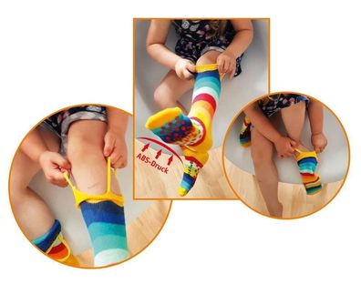 2 Paar Thermo ABS Henkelsocken Socken Kinder Mädchen Junge Vollfrottee