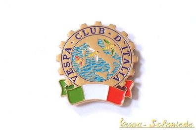 VESPA Magnet "Club d´Italia" - Italien Italy Klub Kühlschrank Pin Anstecker