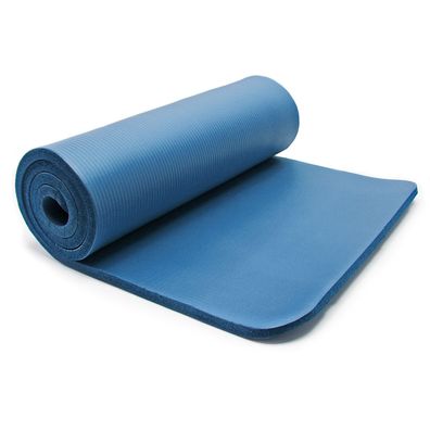 LUXTRI Yogamatte blau 180x60x1,5cm Turnmatte Gymnastikmatte Bodenmatte Sport
