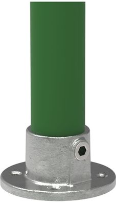 Rohrverbinder | Wandbefestigung rund | 131E60 | 60,3 mm | 2" | Feuerverzinkt u