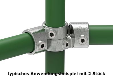 Rohrverbinder | Winkelgelenk verstellbar - 1 Stück | 148C42 | 42,4 mm | 1 1/4" |