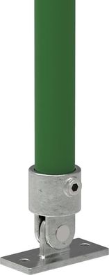 Rohrverbinder | Gelenkfuß | 169E60 | 60,3 mm | 2" | Feuerverzinkt u.
