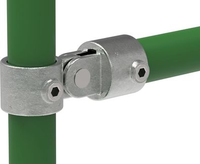 Rohrverbinder | Gelenkstück einfach | 173B34 | 33,7 mm | 1" | Feuerverzinkt u.