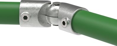 Rohrverbinder | Eckstück verstellbar | 125HD48 | 48,3 mm | 1 1/2" | Feuerverzinkt u.