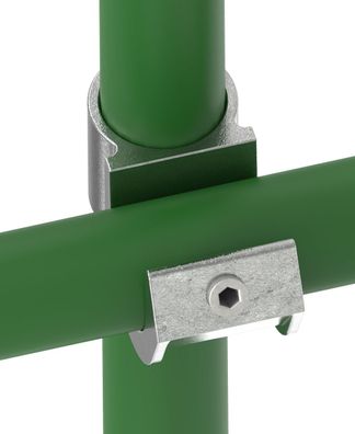 Rohrverbinder | Kreuzstück | 201D48 | 48,3 mm | 1 1/2" | Feuerverzinkt u.