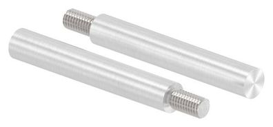 Edelstahl Trägerstift Ø 12 x 75 mm - M8x15 / zum Anschweißen (V2A)