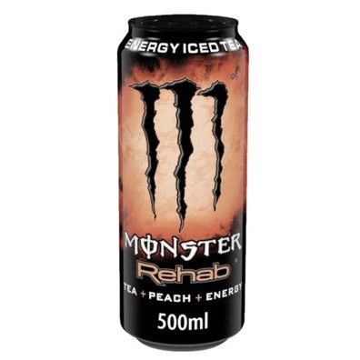 Monster Energy Rehab Peach Tea - Energiegetränk 0,50 Liter 1 Stück